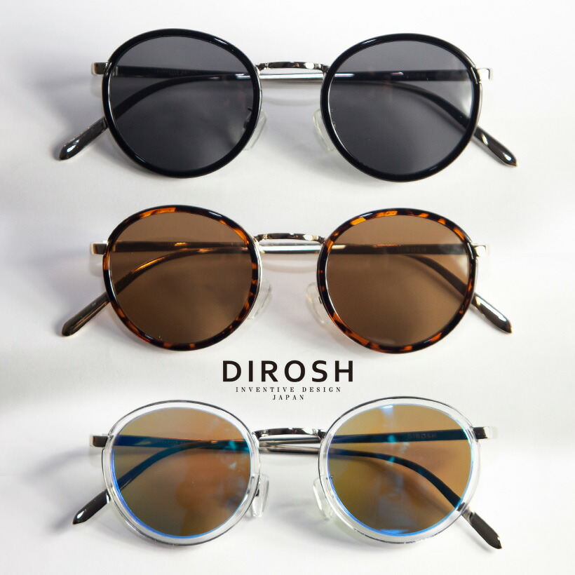 DIROSH ディロッシュ セルワッパ 豆の町 黒眼鏡