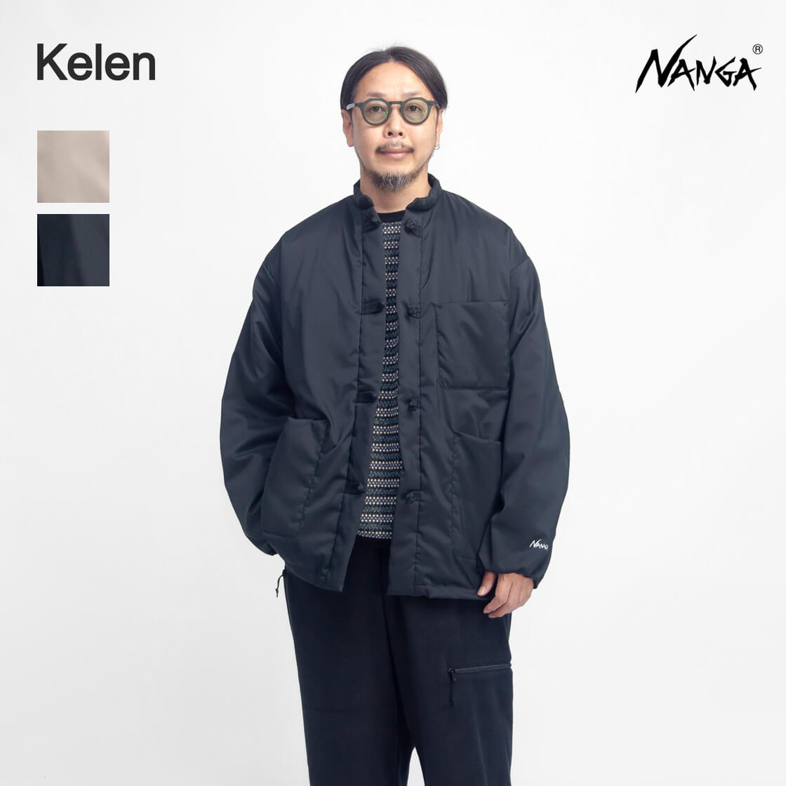 NANGA ナンガ KELEN ケレン RICHTER チャイナダウンジャケット 日本製 メンズ