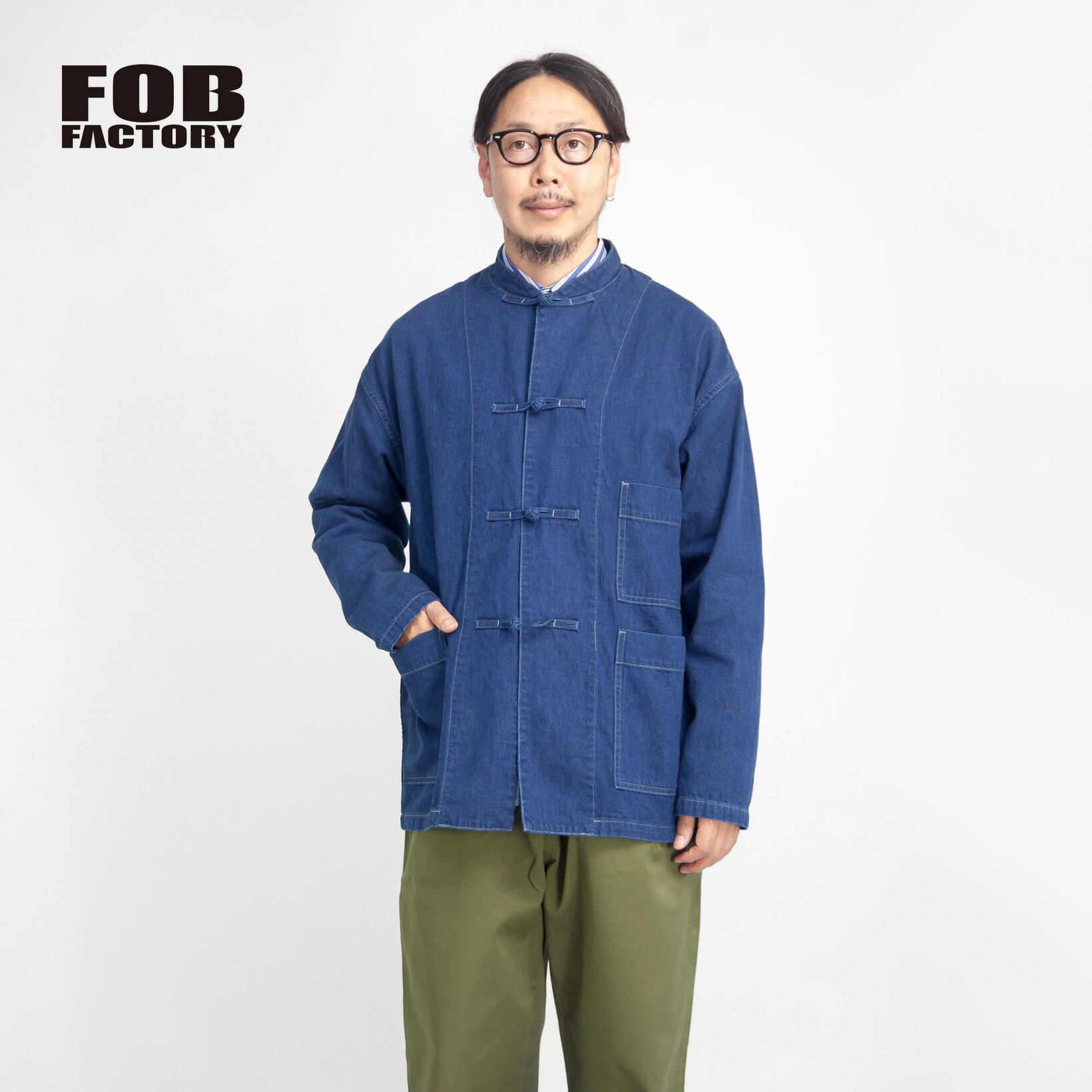 FOB FACTORY FOBファクトリー 二重織りドビー ハンティング