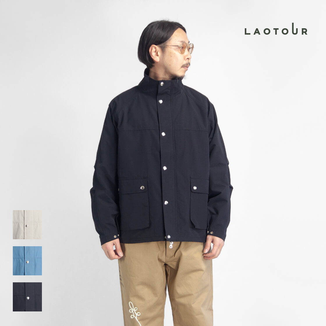 LAOTOUR 60／40はりつけ台 照明ランプ色つや お山上衣 メンズ