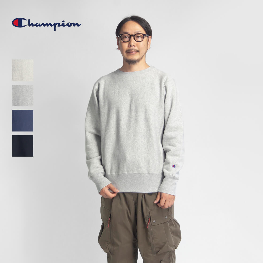 Champion チャンピオン リバースウィーブ クルーネックスウェットシャツ メンズ 9,266円