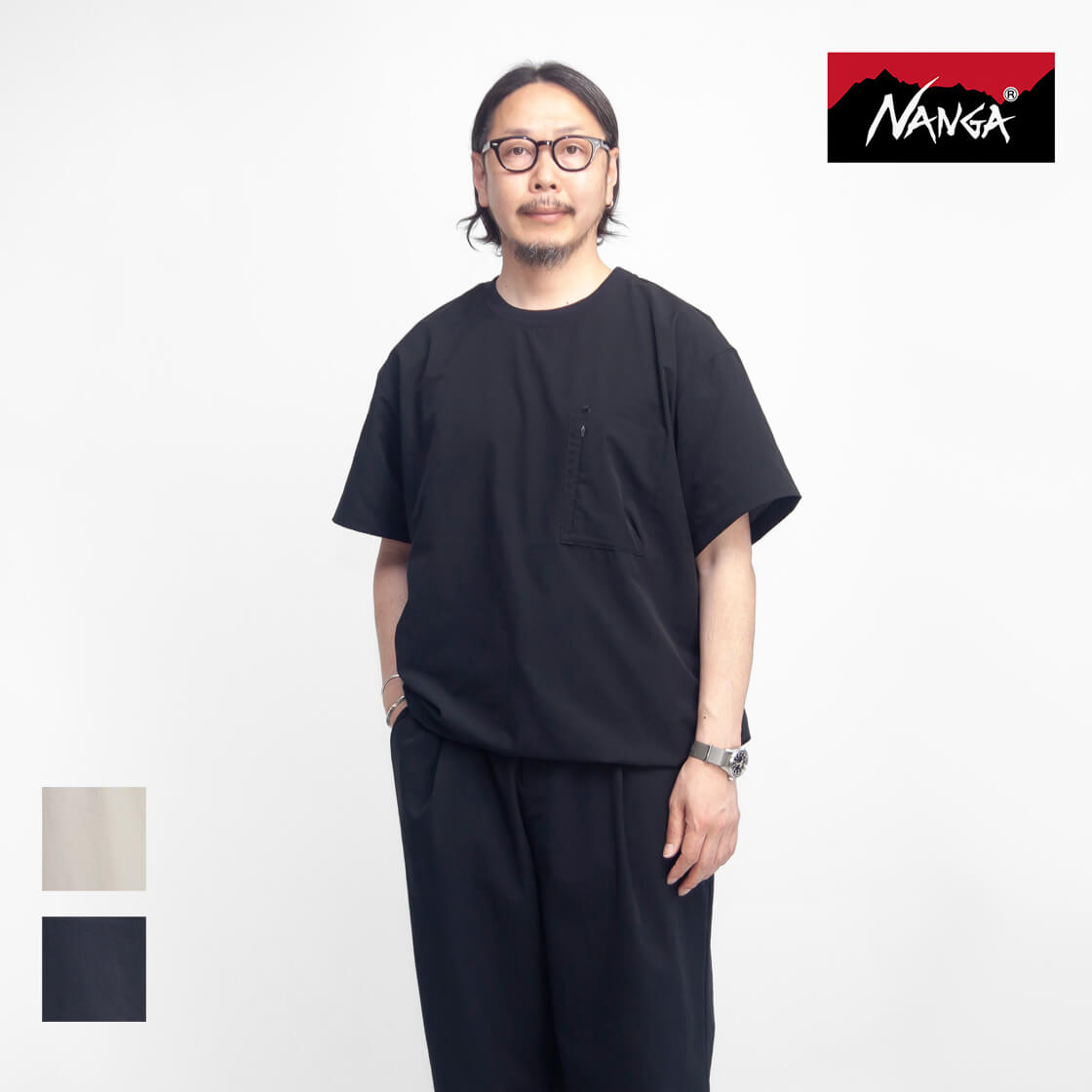 NANGA ナンガ DOTAIR COMFY TEE ドットエアコンフィーティー ティーシャツ メンズ