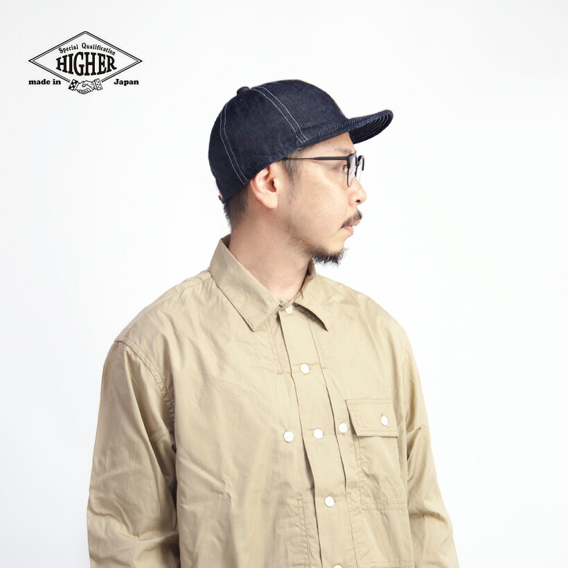 楽天市場 Higher ハイヤー セルヴィッジデニムキャップ 帽子 ワークキャップ 日本製 メンズ レディース ユニセックス Marc Arrows楽天市場店