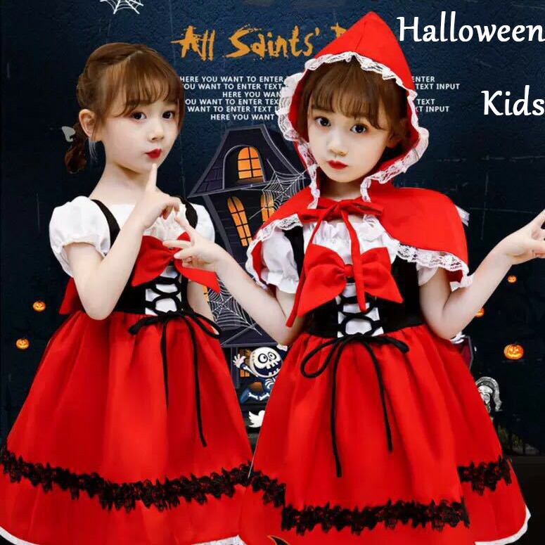 【送料無料】ハロウィン 衣装  子供 コスプレ 女の子 子供用 ハロウィン  仮装 コスチューム ハロウィーン 赤頭巾ちゃん 衣装 キッズ コスプレ コスチューム ハロウィン