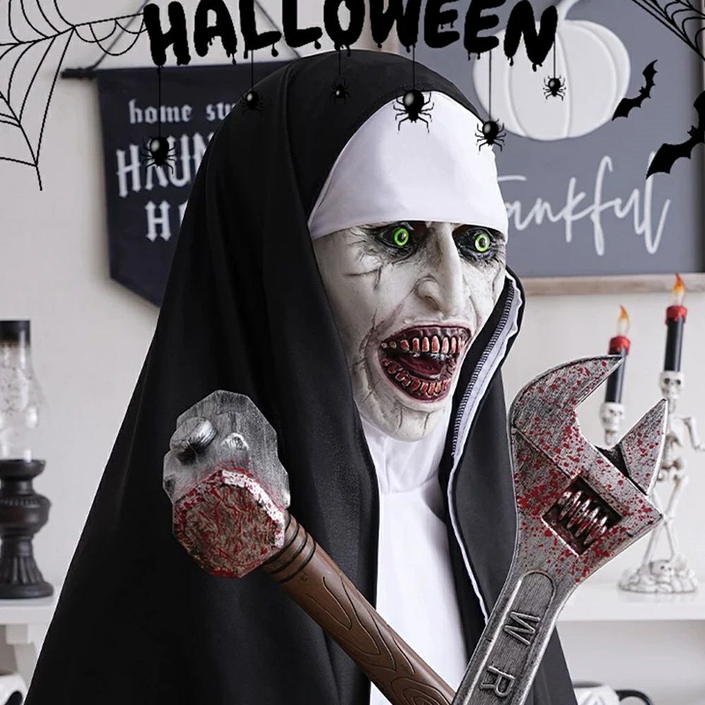 楽天市場】死霊館 2 修道女のマスク 恐れ 怖い スリラー 血まみれの口