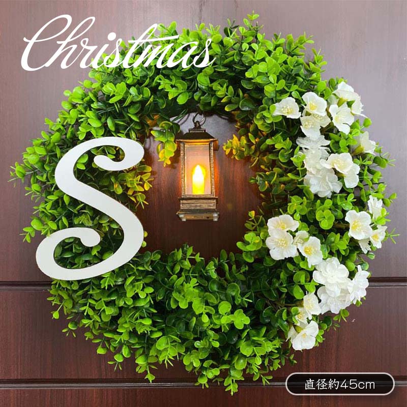 クリスマスリース 玄関 飾り 45*10*45cm 北欧 玄関リース 外 大きいサイズ クリスマス置物 リース クリスマスプレゼント ギフト お歳暮 送料無料 店舗 ゴージャス 壁掛け ウォールツリー ディスプレイ クリスマススワッグ christmas wreath クリスマスギフト