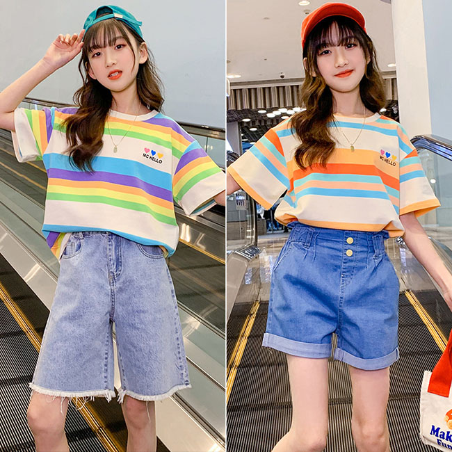 【楽天市場】夏服 夏 夏物 プリント 半袖 Tシャツ ゆったり かっこいい 学生 幼稚園 ジュニア 可愛い 子供服 こども 子供 キッズ ...