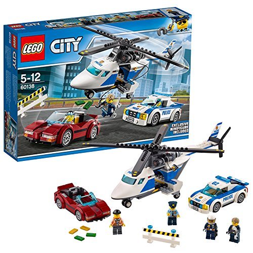 MARCHEN STORE: Lego (LEGO) city police helicopter and police car 60138 ...