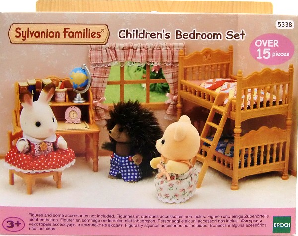 sylvanian families children's bedroom set