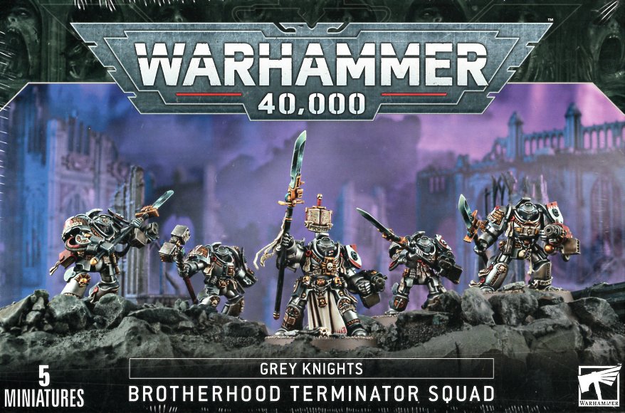 【新品】グレイナイト：ブラザーフッド・ターミネイター・スカッド ウォーハンマー40.000 (Grey Knights:Brotherhood Terminator Squad) (Warhammer 40.000)【あす楽対応】画像