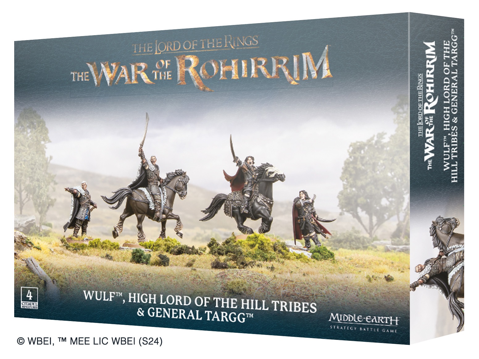 【2025年1月25日発売】【新品】ロード・オブ・ザ・リング ローハンの戦い 覇王ウルフとターグ将軍 [ミドルアース] (WAR OF THE ROHIRRIM: Wulf, High Lord of the Hill Tribes & General Targg) (Middle-earth Strategy Battle Game)【あす楽対応】画像