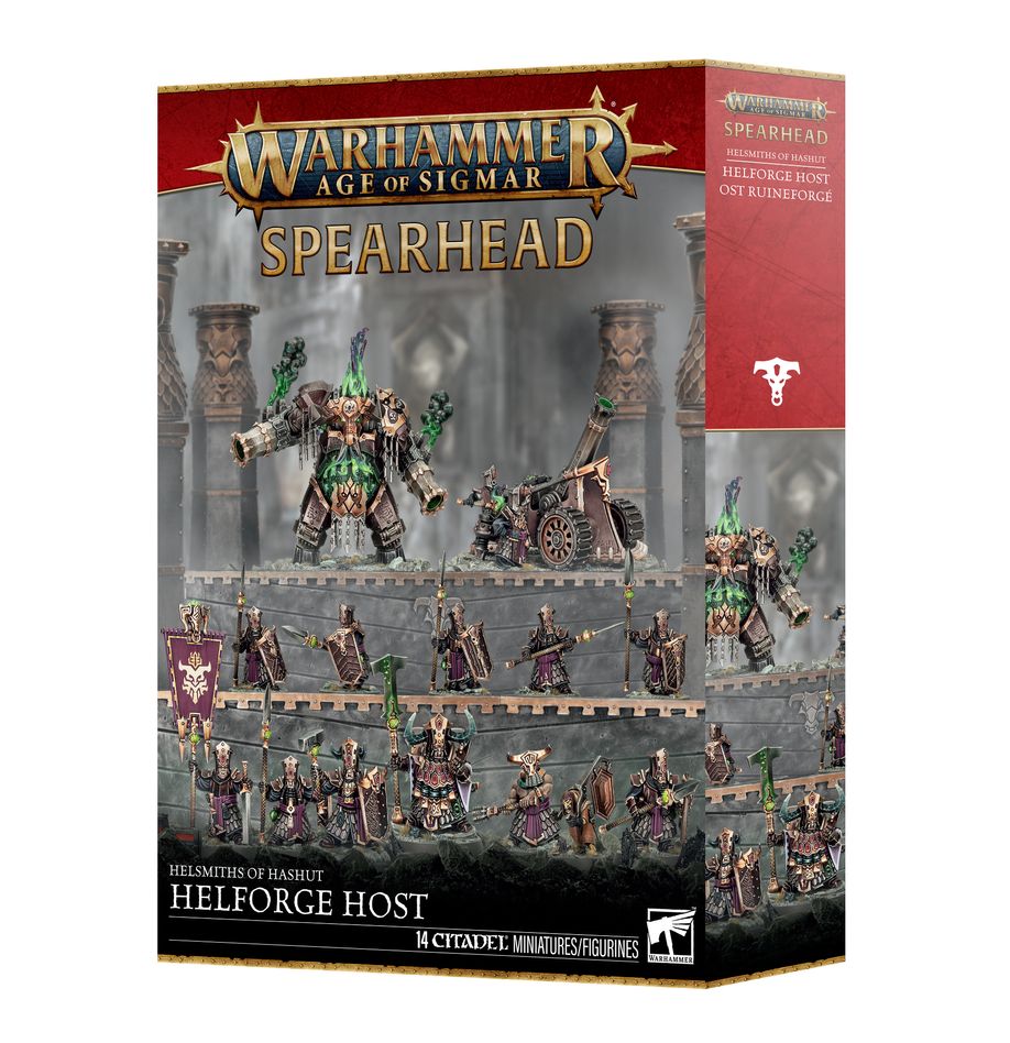 【2026年1月17日発売】【新品】スピアヘッド：ヘルスミス・オヴ・ハシュット：煉獄炉の軍団 [ウォーハンマー] (SPEARHEAD: Helsmiths of Hashut: HELFORGE HOST) (warhammer age of sigmer)【対応】｜メルヘンストア