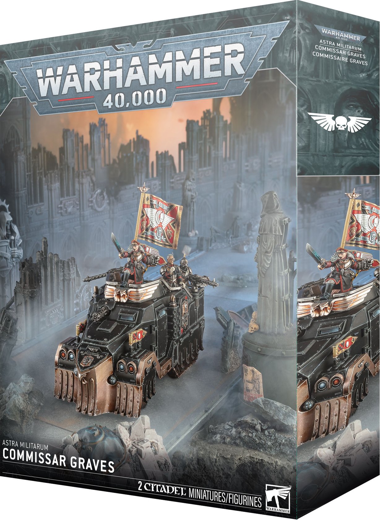【2026年5月9日発売】【新品】アストラ・ミリタルム：政治将校グレイヴス [47-58] [ウォーハンマー40,000] (ASTRA MILITARUM: COMMISSAR GRAVES) (WARHAMMER 40000)『対応』｜メルヘンストア