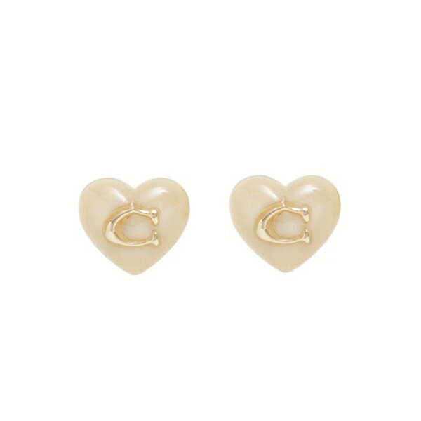 coach シルバー ハート型 ストーン付き ピアスセット 楽天市場】COACH コーチ ピアス Signature Heart Stud Earrings