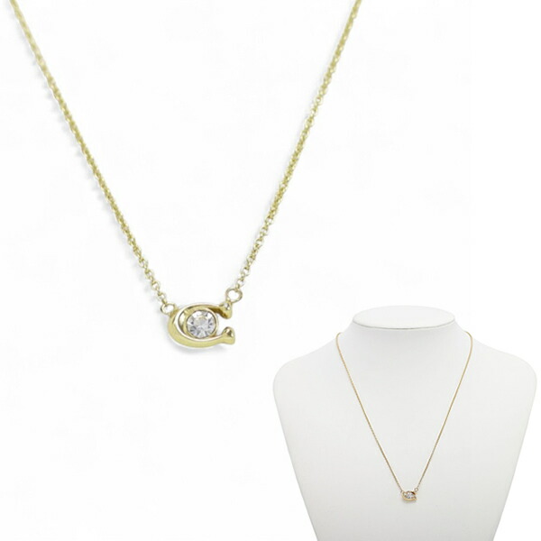 楽天市場】COACH コーチ ネックレス 437815GLD107 レディース