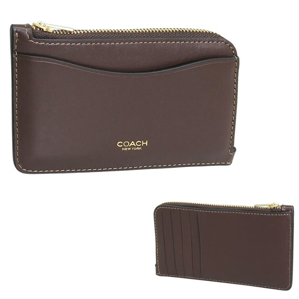 コーチ職 COACH 歌留多容れもの 定期入れ 通行手形容れもの コインケース 御釣り入れ ニューヨークジップカードケース 赤銅色 RFC NY ZP CC CZ112 B4MPL