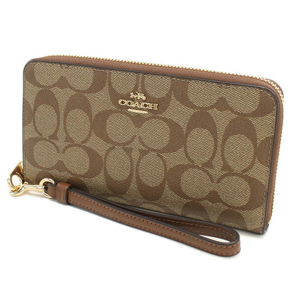 楽天市場】コーチ 長財布 ラウンドファスナー・ジップ モノグラム