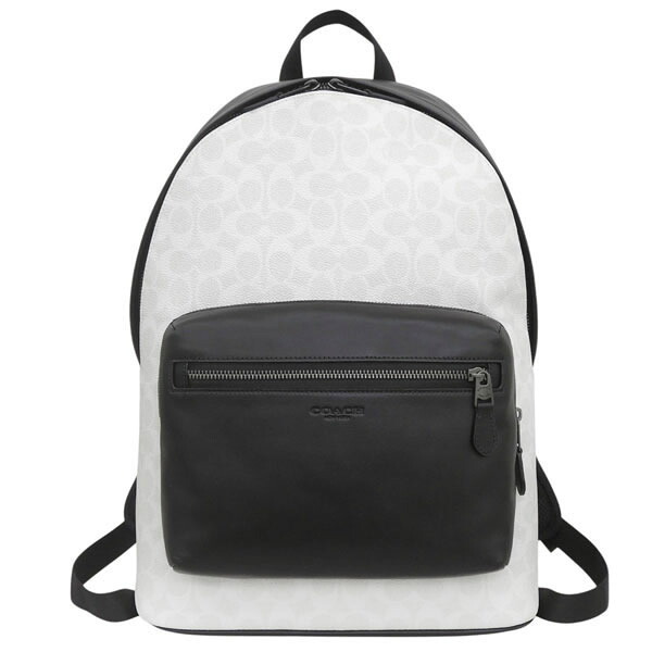 コーチ職 COACH 背嚢 うしろ側容器に並べる 逃げ口 WEST BP SIG CV925 QBMQV 車輪止め黒いこと