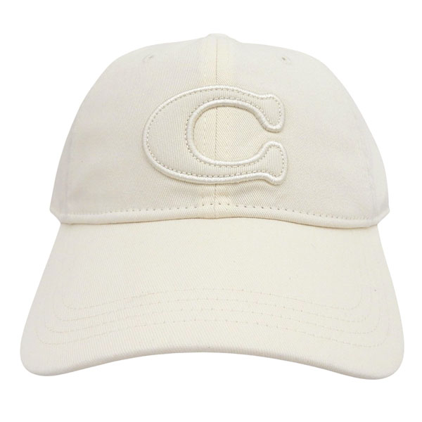 コーチ職 COACH かぶり笠 旗がしら ONE SCC BBALL HAT CCN89 CHK 車輪止め 白いこと
