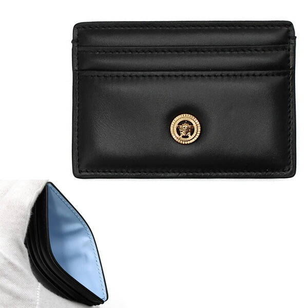 ヴェルサーチ VERSACE カードケース DPN2467-1A13018-1B00V ブラック カードホルダー メンズ レディース ユニセックス