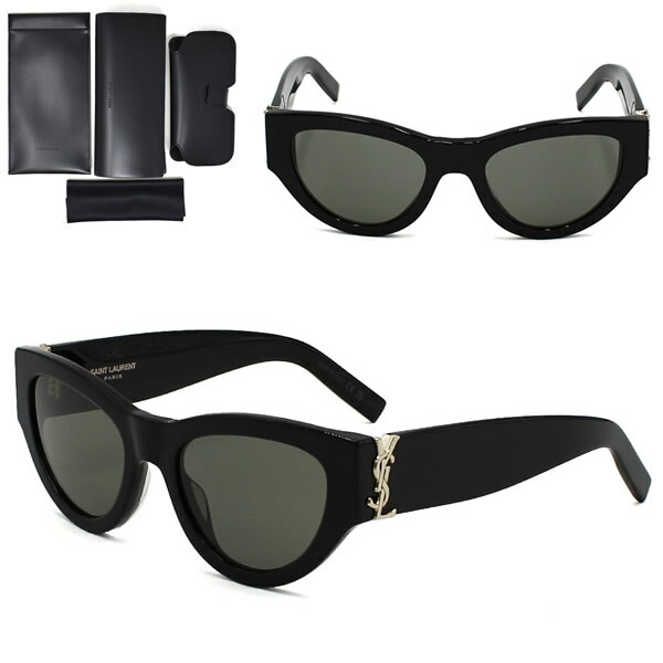 サンローラン サングラス SAINT LAURENT SL M94-001 サングラス グローバルフィット メンズ レディース ユニセックス SLM94-001 ブラック グレー