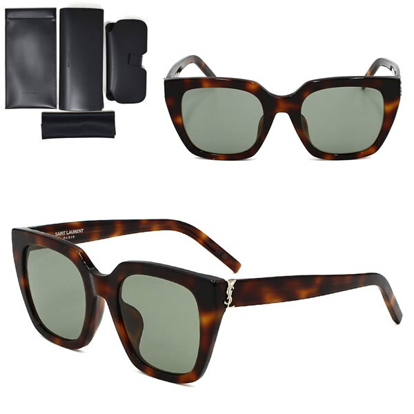サンローラン サングラス SAINT LAURENT SL M143/F-003 サングラス アジアンフィット メンズ レディース ユニセックス SLM143F-003 ハバナ グリーン