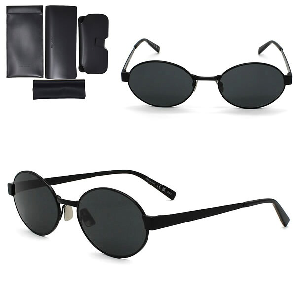 サンローラン サングラス SAINT LAURENT SL692-001 サングラス ブラック ノーズパット メンズ レディース ユニセックス