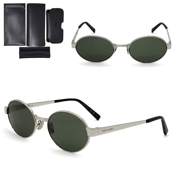 サンローラン サングラス SAINT LAURENT SL692-002 サングラス シルバー グレー ノーズパット メンズ レディース ユニセックス