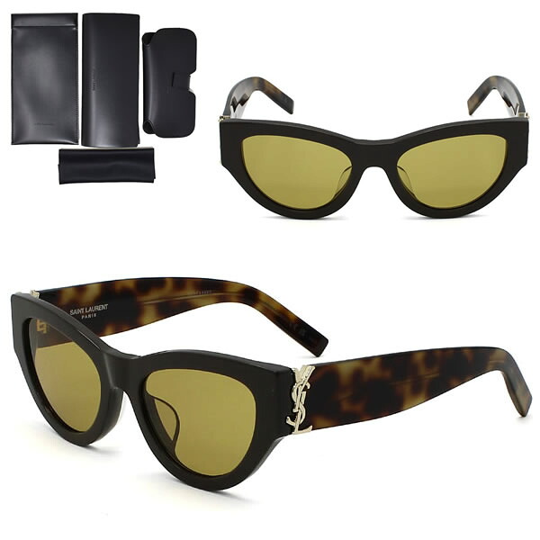 サンローラン サングラス SAINT LAURENT SL M94/F-007 SLM94F-007 サングラス ハバナ ブラウン アジアンフィット メンズ レディース ユニセックス｜marcoplus