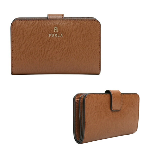 フルラ FURLA 二つ折り財布 折り畳み FURLA CAMELIA M COMPACT WALLET WP00314-ARE000-03B00 COGNAC h ブラウン 17,374円