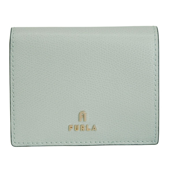 フルラ FURLA 二つ折り紙入れ 折り畳み パウダーコンパクト 逃げ口 カメリア 緑であること CAMELIA S COMPACT WALLET BIFOLD COIN WP00304 ARE00 03788S