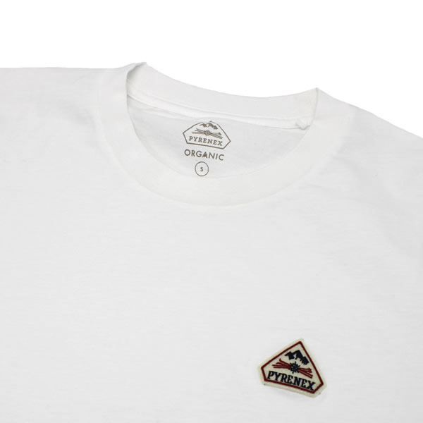 ピレネックス PYRENEX ティーシャツ HUZ025-CLASSIC-1000 白いこと ユニ一発やる