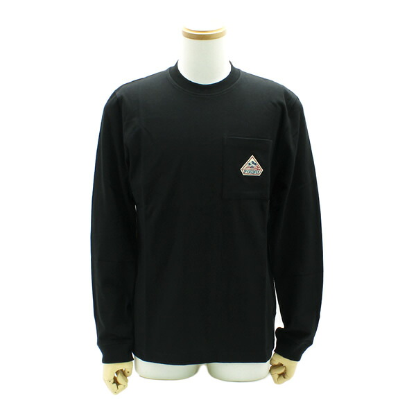 ピレネックス PYRENEX カットソー HUS015 BLACK P0009 ロングＴシャツ ロンT ALIGN ブラック メンズ レディース ユニセックス