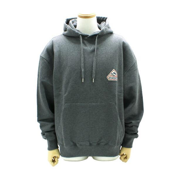 ピレネックス PYRENEX パーカー HUS018 ARDESIA MARL GREY P0081 フディー スウェット グレー JOURNEY BRUSHED メンズ レディース ユニセックス