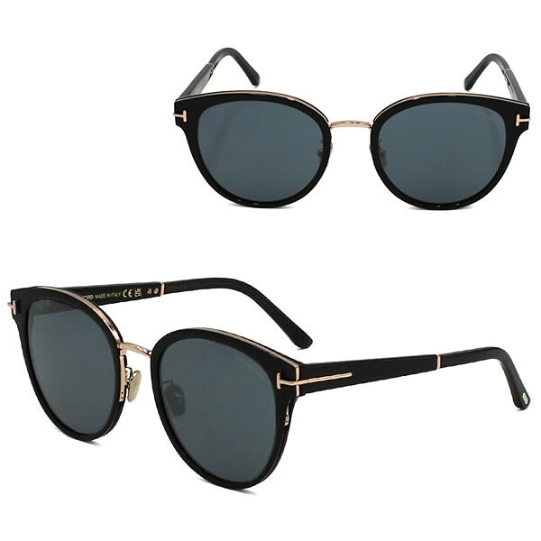 トムフォード サングラス TOM FORD FT1138-K/S 01A 55 サングラス EYEWEAR アジアンフィット メンズ レディース ユニセックス ブラック グレー