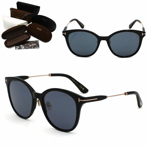 トムフォード サングラス TOM FORD FT1140-K/S 01A 55 サングラス EYEWEAR アジアンフィット ブラック ブルーグレー メンズ レディース ユニセックス