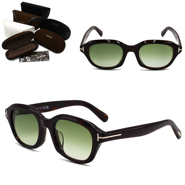 トムフォード サングラス TOM FORD FT1147-D/S 52P 51 サングラス EYEWEAR アジアンフィット ダークハバナ グリーングラデーション メンズ レディース ユニセックス