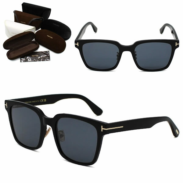 トムフォード サングラス TOM FORD FT1238-K/S 01A 56 TF1238 サングラス EYEWEAR ブラック グレー アジアンフィット ユニセックス 31,720円