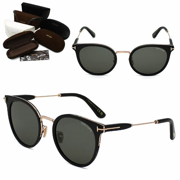 トムフォード サングラス TOM FORD FT1244-K/S 01A 54 TF1244 サングラス EYEWEAR アジアンフィット ブラック グレー ユニセックス