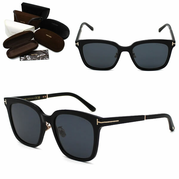 トムフォード サングラス TOM FORD FT1245-K/S 01A 56 TF1245 サングラス EYEWEAR アジアンフィット ブラック グレー ユニセックス