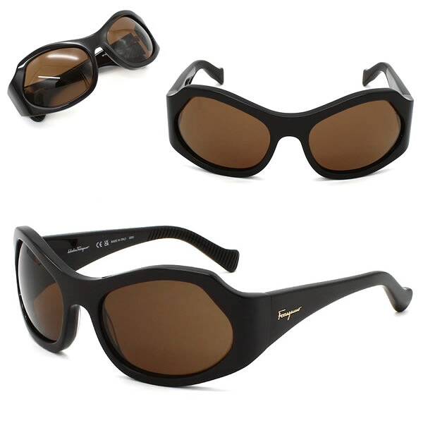 フェラガモ サングラス Ferragamo SF1078S-210 サングラス UVカット グローバルフィット ブラウン レディース｜marcoplus