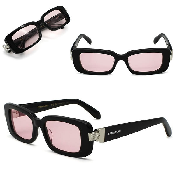 フェラガモ 黒眼鏡 Ferragamo 空想科学小説1105S-005 黒眼鏡 UV取りすてる 世界的相応う 黒いこと サクラ色 レディース