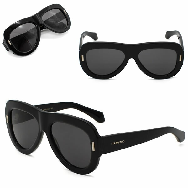 フェラガモ 黒眼鏡 Ferragamo 空想科学小説2029SE-001 黒眼鏡 UV撥ねのける 世界的相応う 黒いこと 薄墨色 レディース