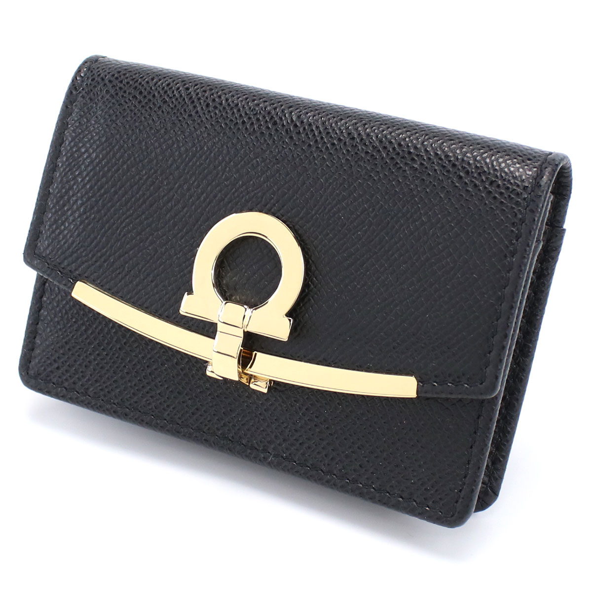 フェラガモ FERRAGAMO カードケース 22-D198 0683350 NERO ブラック