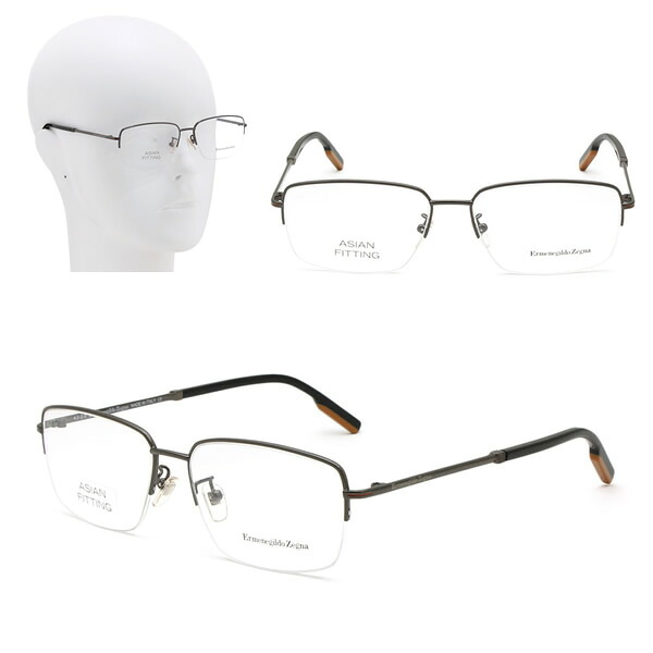 ゼニア フレームのみ ZEGNA EZ5179-D/V 012 57 ブラック Ermenegildo Zegna エルメネジルド・ゼニア メガネ 眼鏡 アジアンフィット|marcoplus