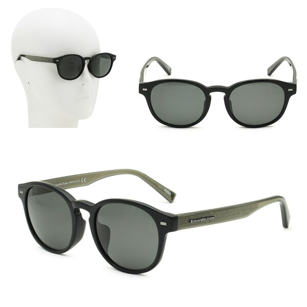 ゼニア サングラス ZEGNA EZ0029-F/S 01D 53 Ermenegildo Zegna エルメネジルド・ゼニア ブラック グレー アジアンフィット UVカット 偏光レンズ メンズ 14,058円