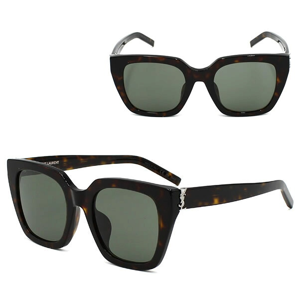 サンローラン サングラス SAINT LAURENT SL M143/F-002 サングラス ハバナ グレー アジアンフィット メンズ レディース ユニセックス SLM143F-002｜marcoplus