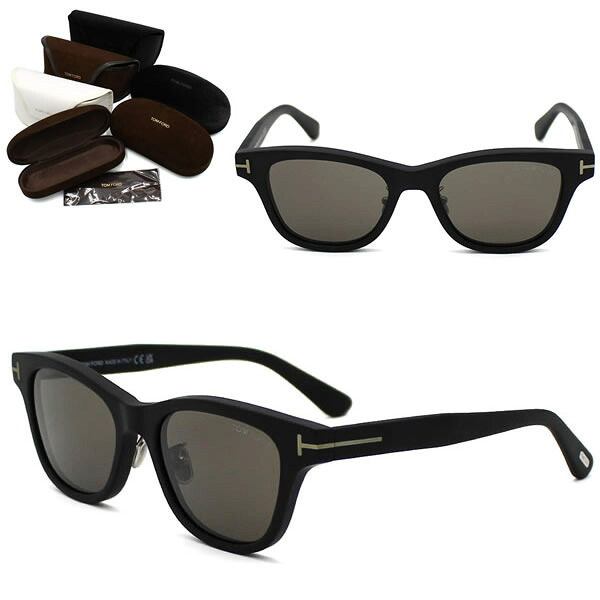 トムフォード サングラス TOM FORD FT1353-D/S 02A 52 TF1353 ブラック グレー EYEWEAR アジアンフィット メンズ レディース ユニセックス|marcoplus