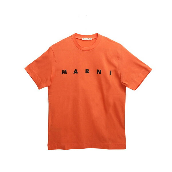 マルニ MARNI Tシャツ ロゴ コットン クルーネックT マルニキッズ MT135U-M002MV-M00RF-0M436 オレンジ 10,488円