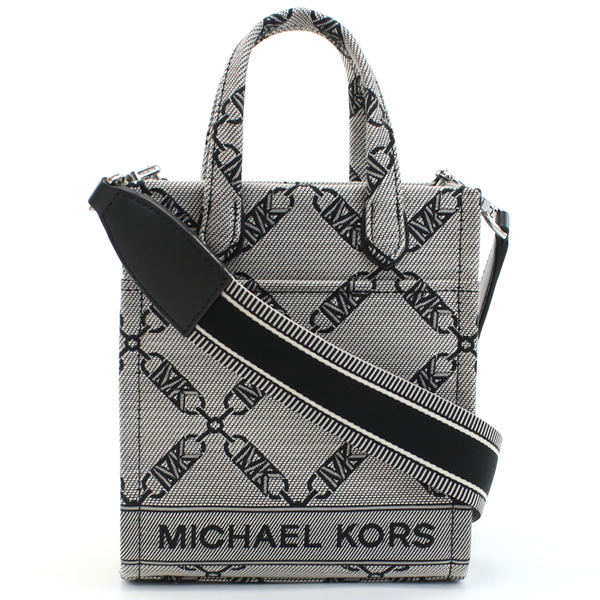 マイケルコース MICHAEL KORS ハンドバッグ ショルダーバッグ GIGI トートバッグ 32F3S3GC4J 006 モノグラム ロゴ NAT-LUGG グレー